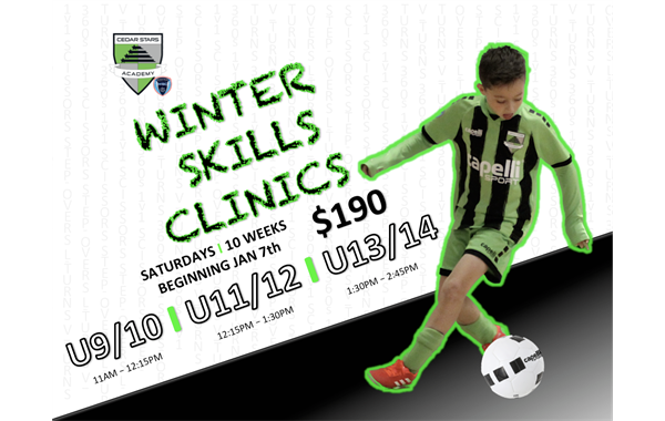 Winter Skills Clinics u9 to u14